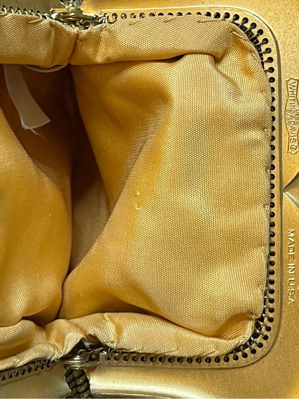 Vintage Whiting and Davis purse - Picture 4 of 4